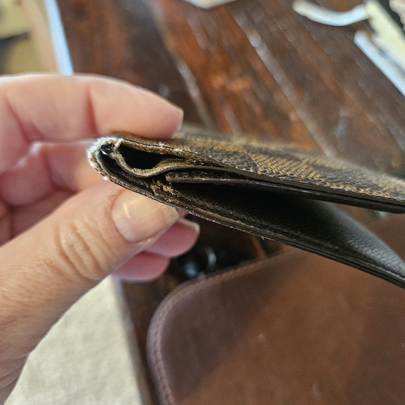 Pre-owned Louis Vuitton Damier Ebene Long Wallet - Picture 4 of 4